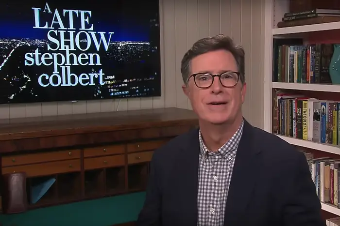 A photo of Stephen Colbert